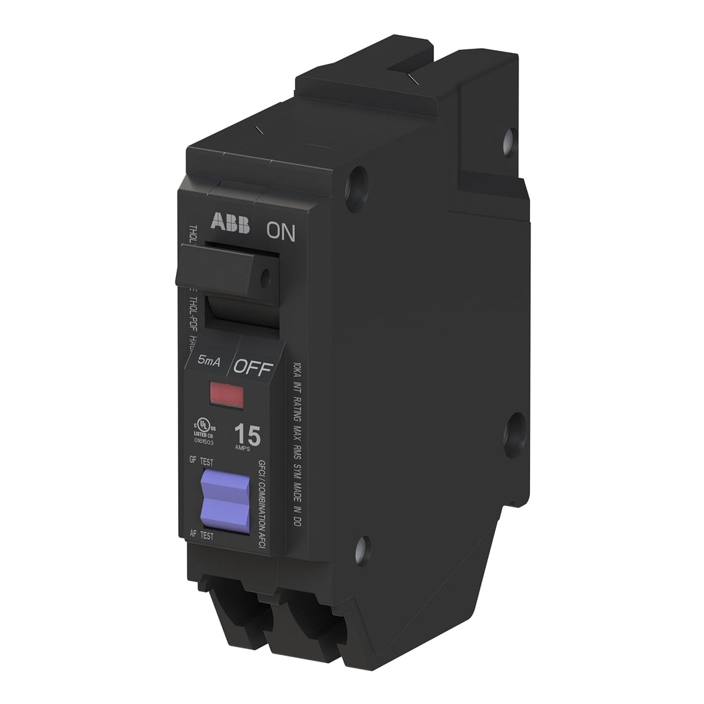 ABB Q-Line THQL1115PDF • Dual Function Circuit Breaker • 15 Amp • 1-Pole