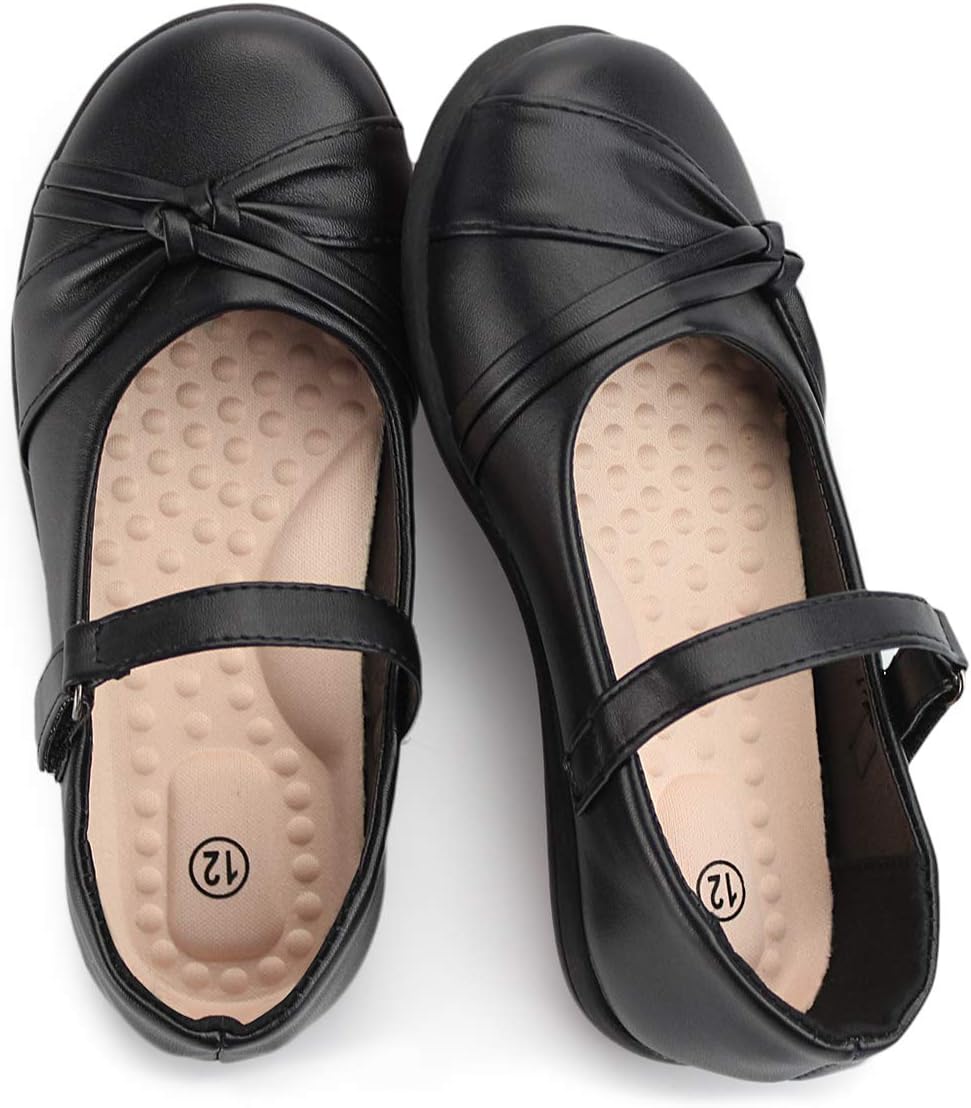 Girl's School Uniform Mary Jane Flats Dress Shoes