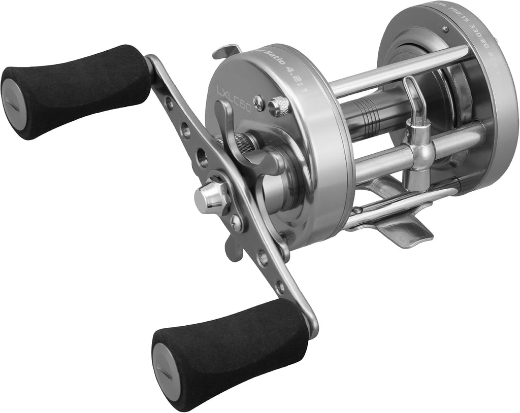 Laser XL Baitcast Fishing Reel, Right-Hand Retrieve, 4.2:1 Gear Ratio, 4 Bearing System