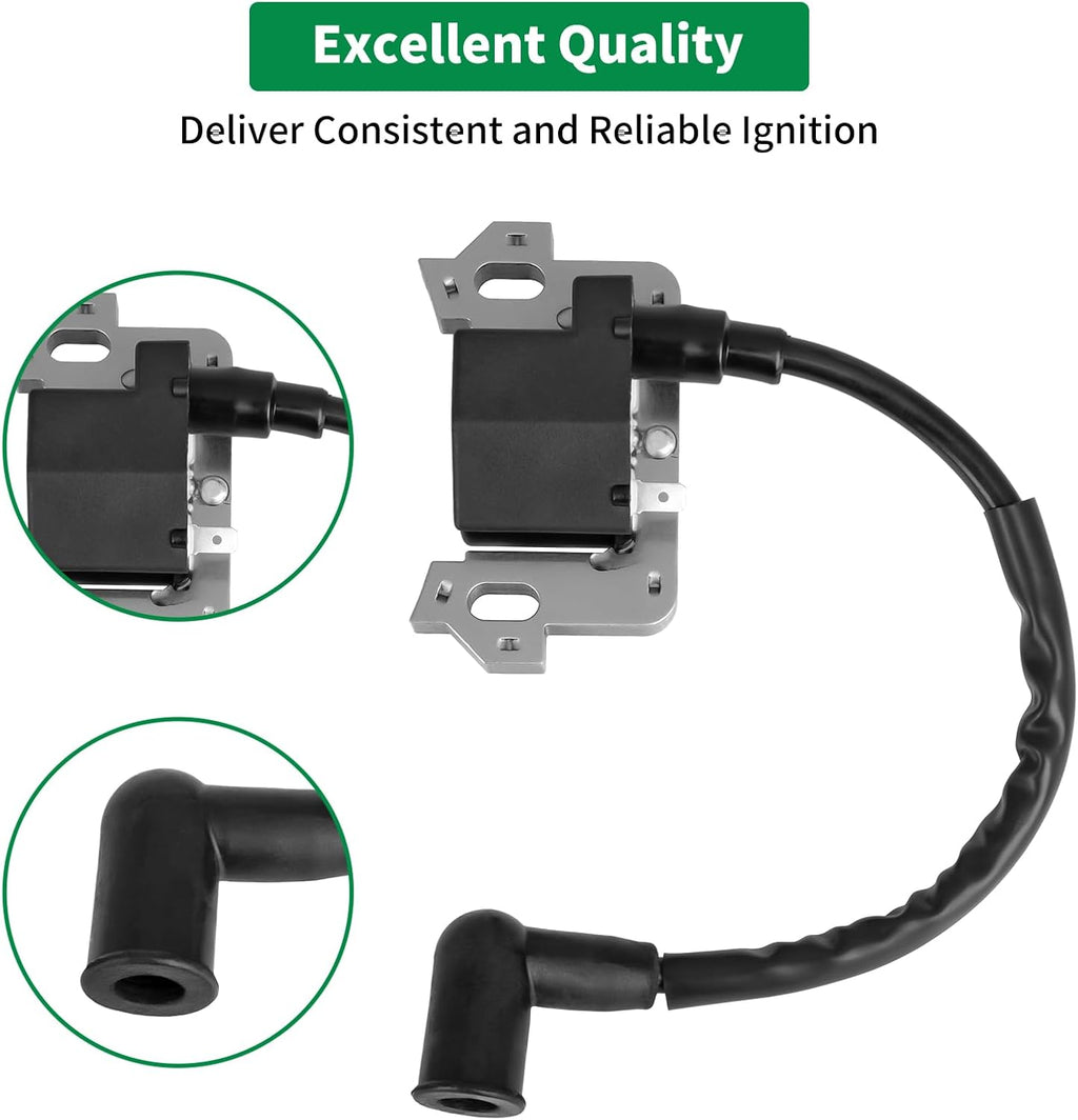GCV160 Ignition Coil with Spark Plug Compatible with Honda Lawn Mower, GCV135 Ignition Module Compatible with Honda