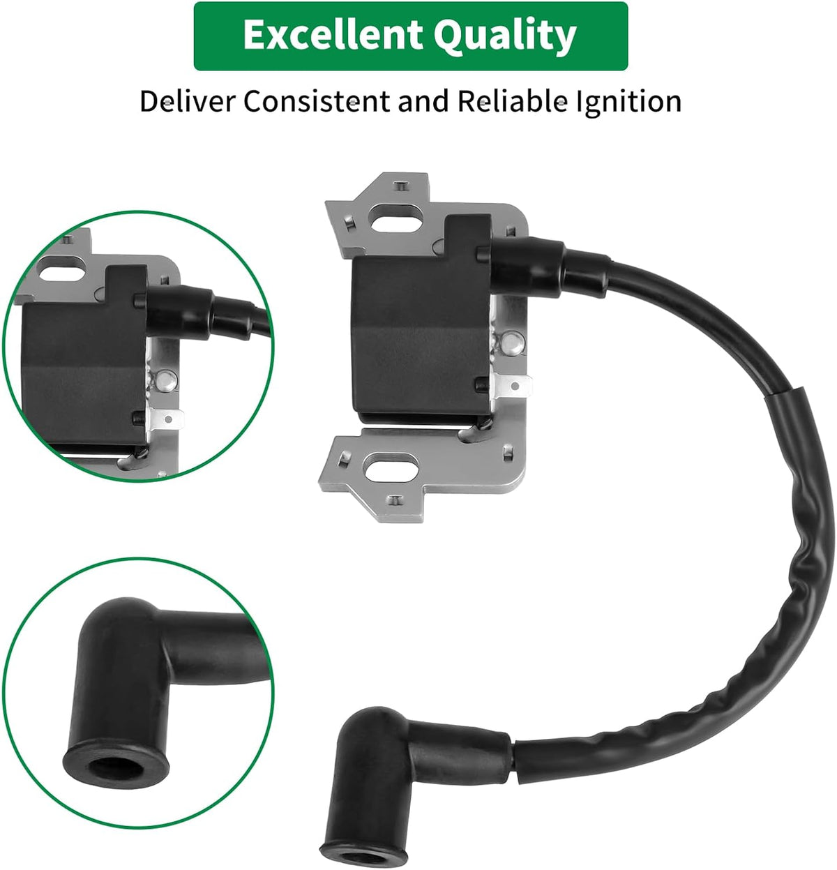 GCV160 Ignition Coil with Spark Plug Compatible with Honda Lawn Mower, GCV135 Ignition Module Compatible with Honda
