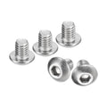 uxcell #10-32x1/4 Button Head Socket Screws, 10pcs Full Thread Hex Drive