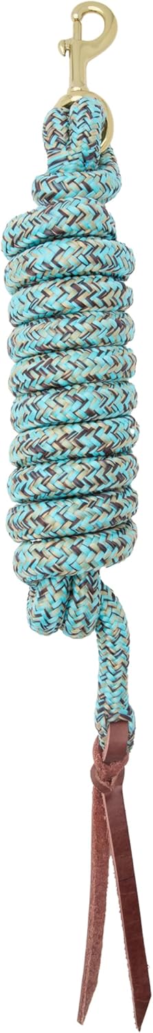 10' Horse Cowboy Lead Rope with Brass Snap