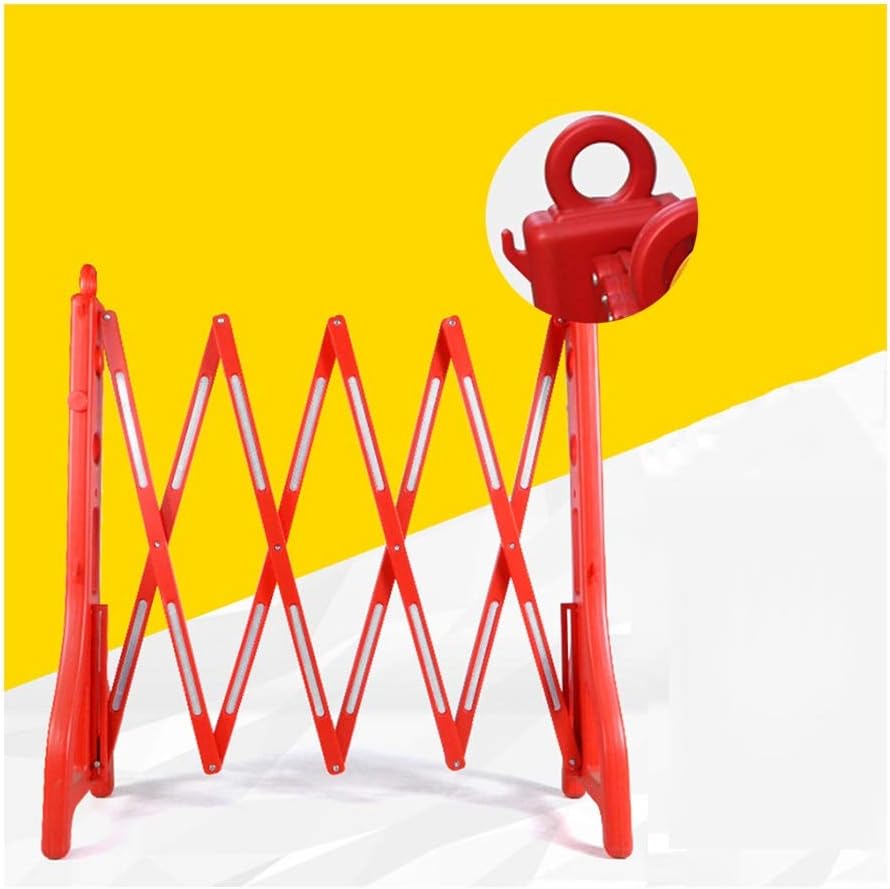 GDMING Expandable Mobile Safety Barricade Folding Water Filled Road Barrier Gate Plastic Retractable Traffic Fence