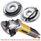 2Pcs Angle Grinder Flange Locking Nuts with 5/8-11 Inch Thread Quick Change