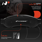 A-Premium Rear Ceramic Brake Pads Compatible with Ford