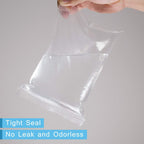 1000 Count - 6" x 9" Clear Reclosable Zip Plastic Poly Bags