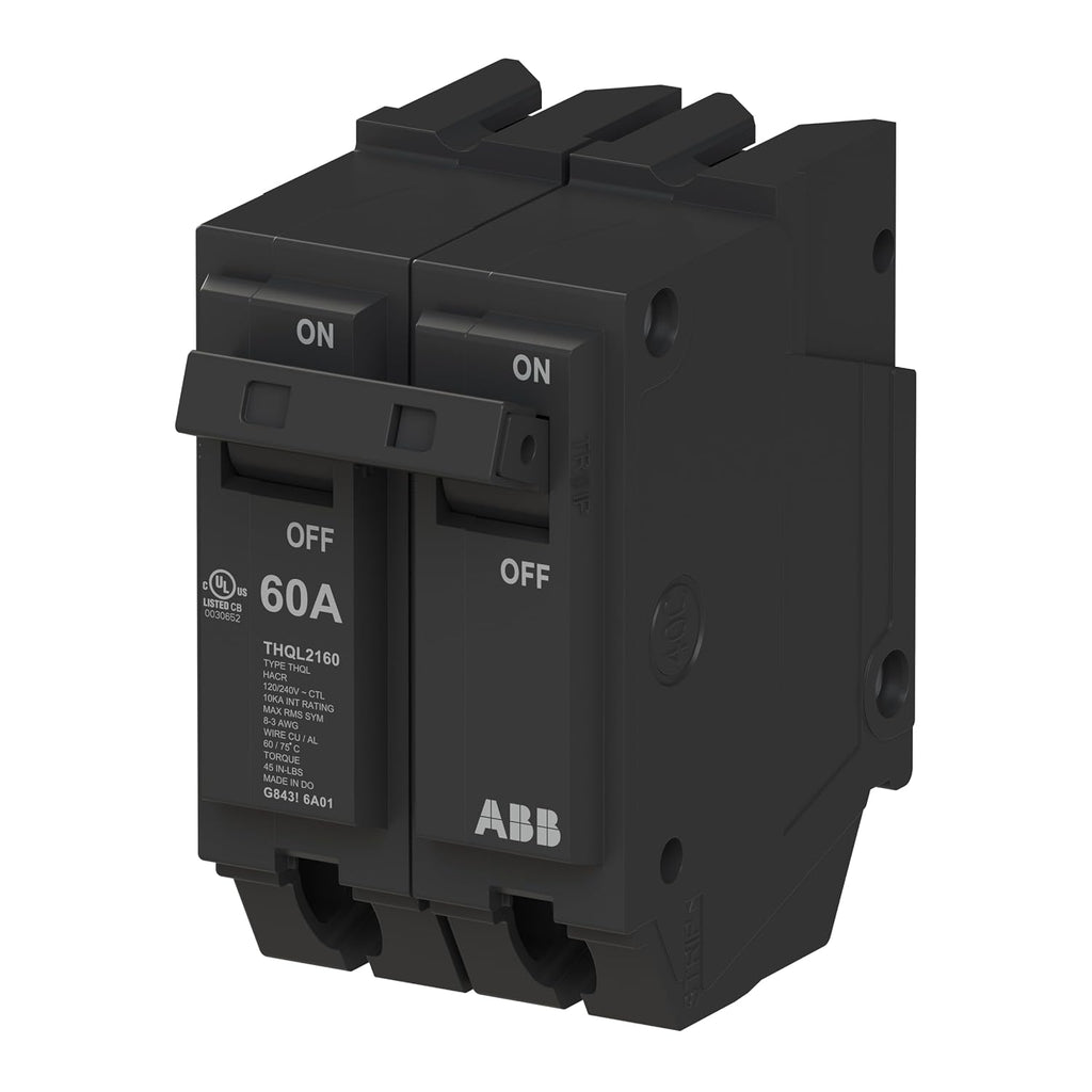 ABB Q-Line THQL2160 • Circuit Breaker • 60 Amp • Double Pole