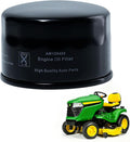 AM125424 Engine Oil Filter Compatible with John Deere 125,135,L110,LA115,D140, E110,X350,X590,S240,LX255,Z225,Z335E,Z425,Z655,D110,D120,Replace AM119567 GY20577 492932S,1PC