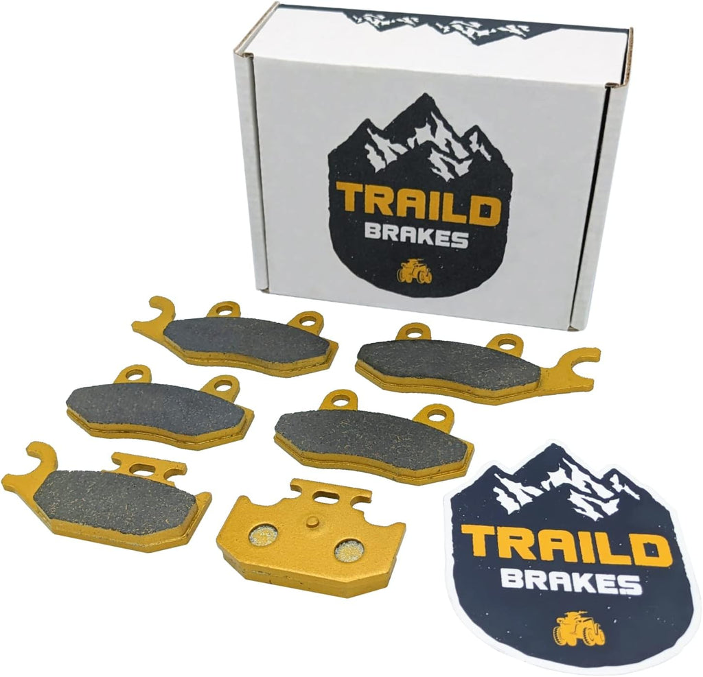 Traild Ceramic Brake Pads for Yamaha Raptor 700 700R 2006-2012 Front & Rear