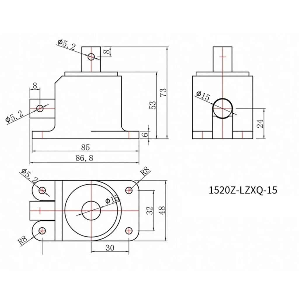 Right Angle Mechanical Transmission Device Gearbox(Steering Gearbox)