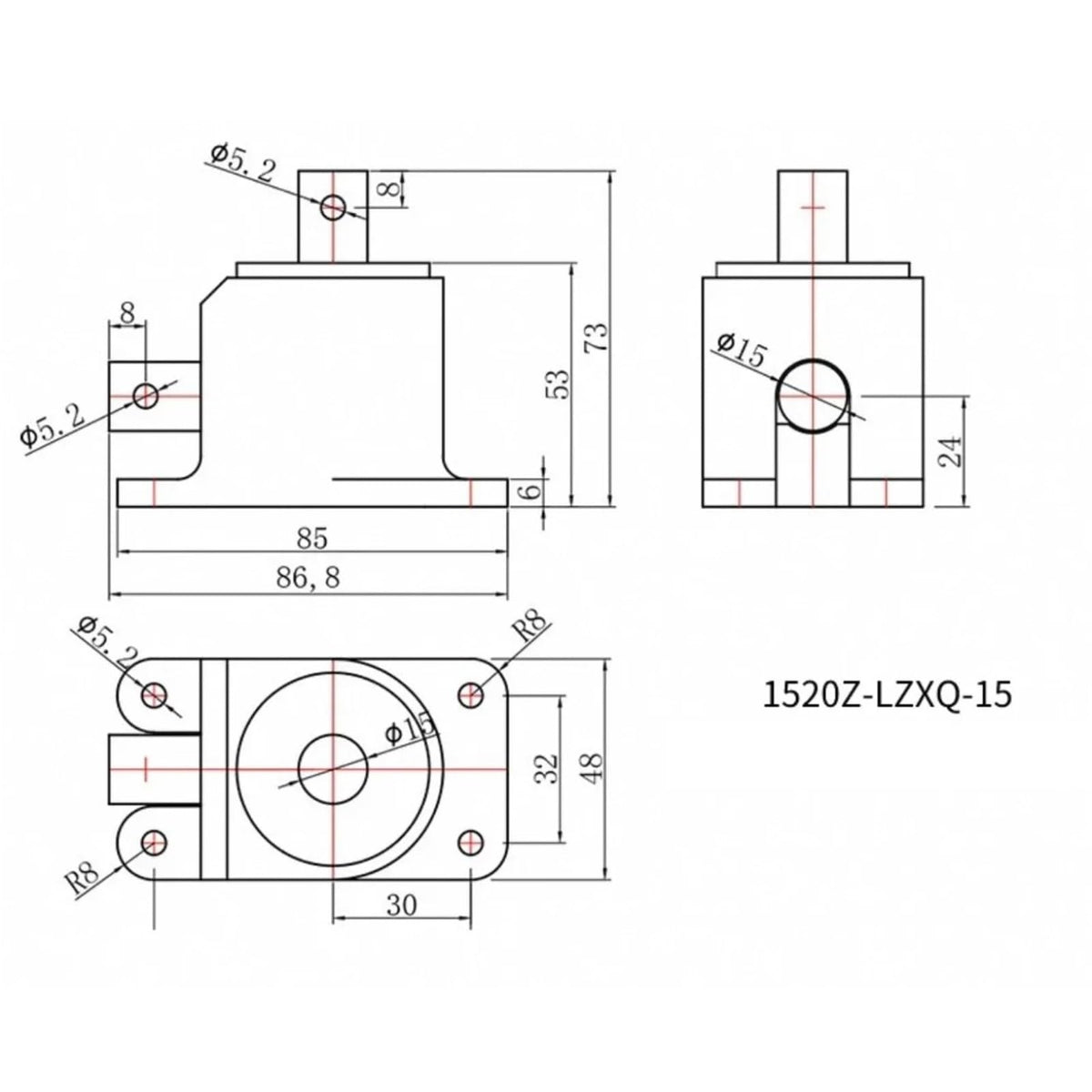 Right Angle Mechanical Transmission Device Gearbox(Steering Gearbox)