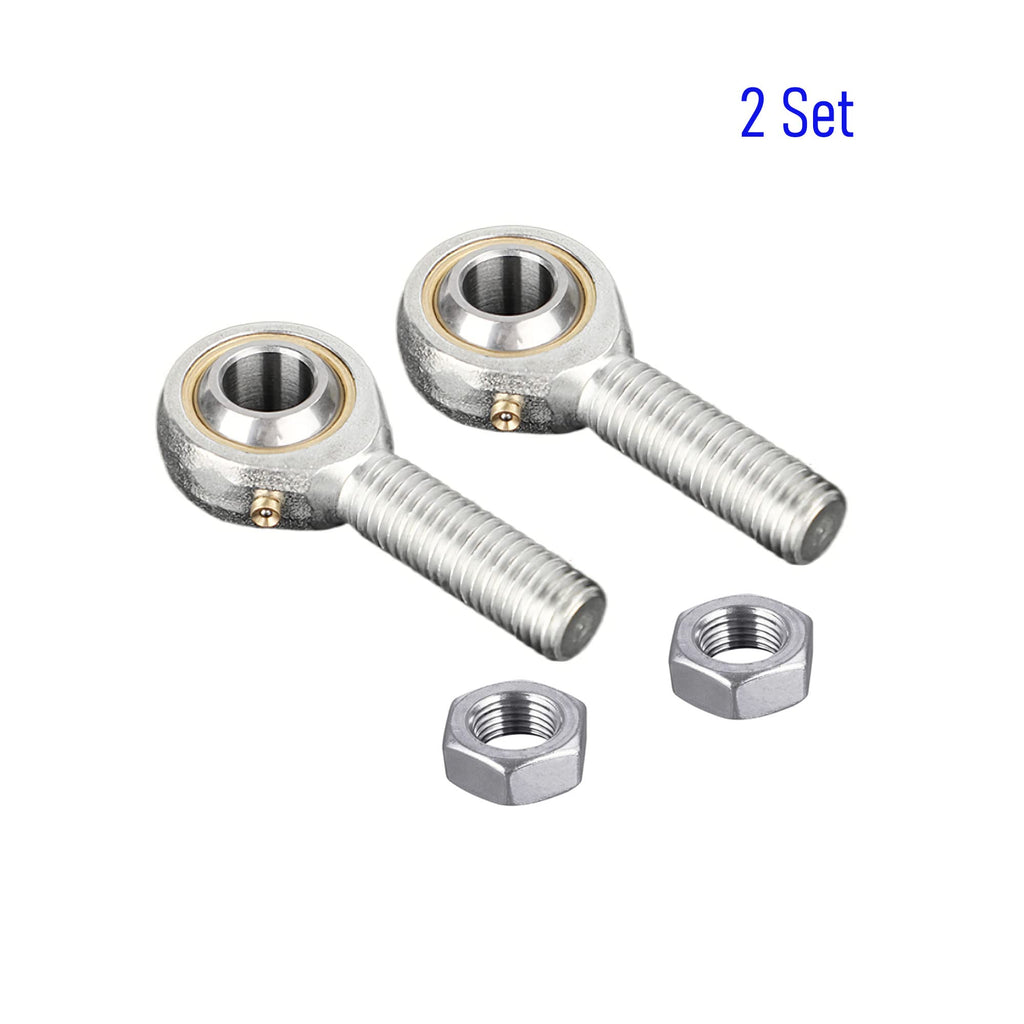 FOCMKEAS 2 PCS POSB3 Spherical Rod End Bearings, 3/16" Bore