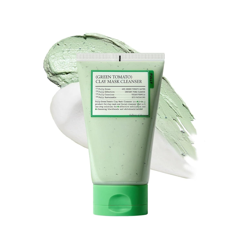 Green Tomato Pore Clay Mask Cleanser for Deep Cleansing, 4.05 fl oz