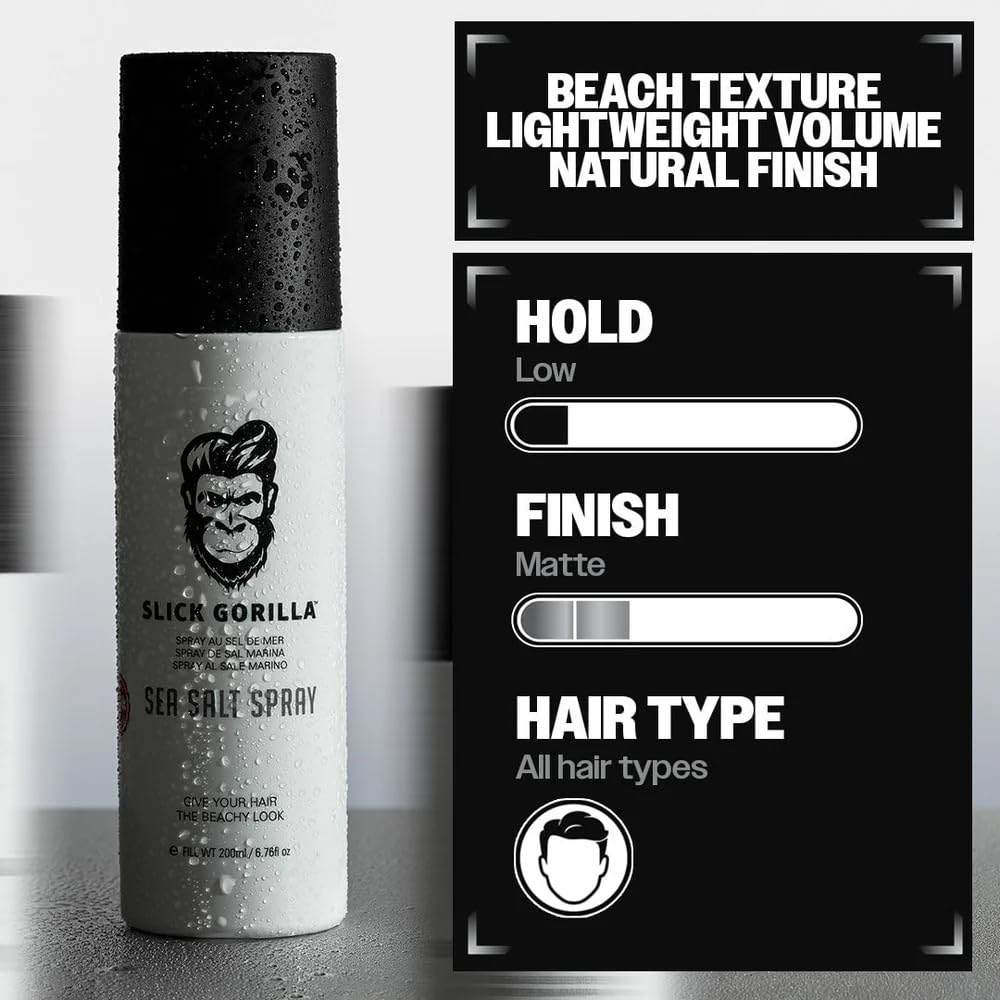 Sea Salt Spray for Men 6.76 fl oz, Matte Texture Spray