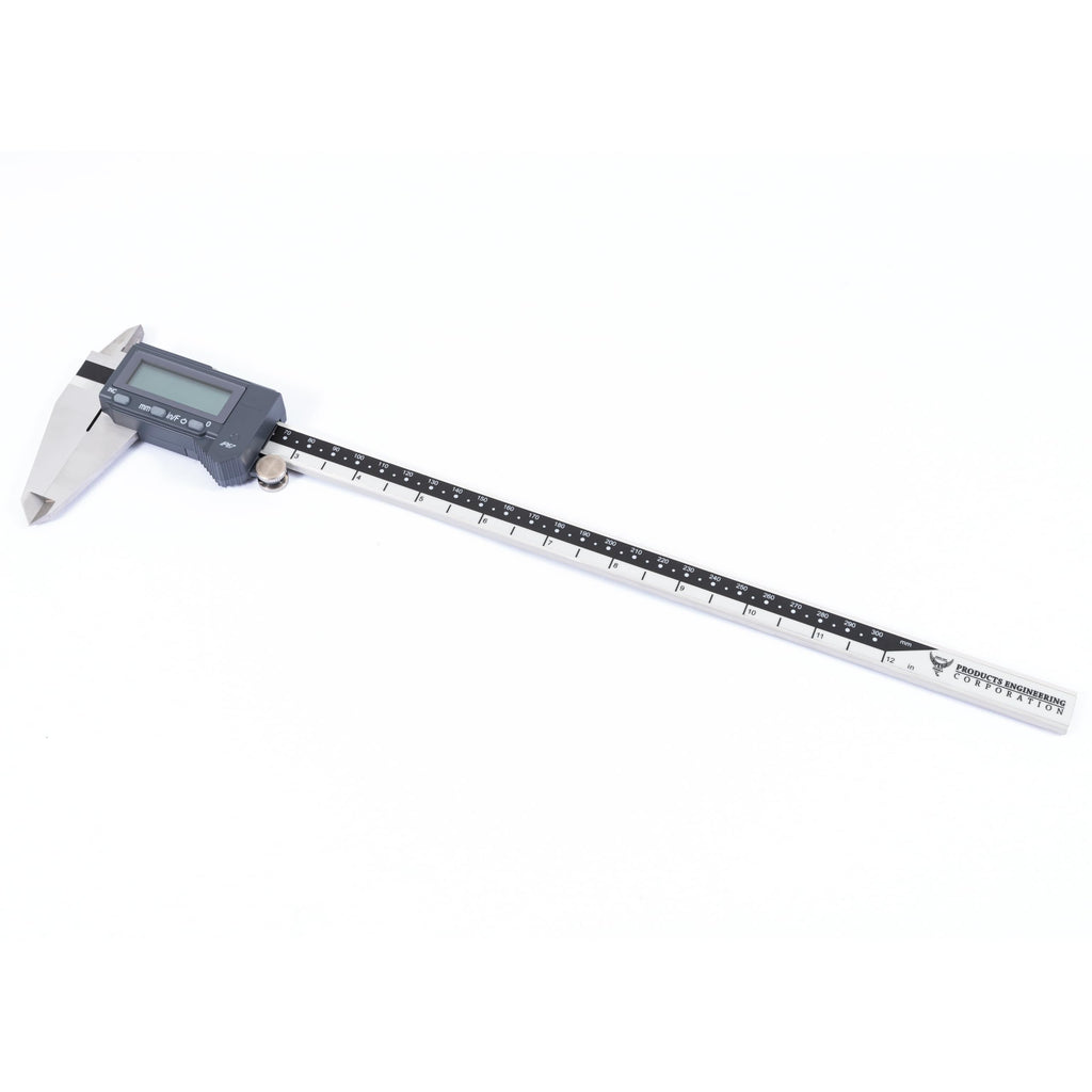 PEC Tools Digital Caliper, 12 Inch/300mm