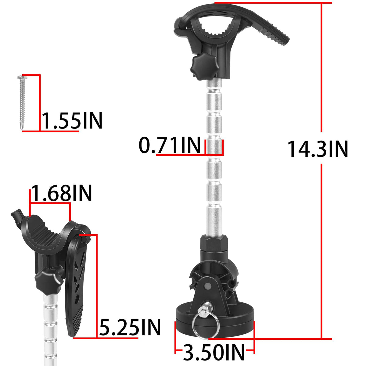 MKA-60 Stabilizer Kit 1862060 Bracket Supports For Minn Kota Trolling Motor