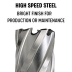 Drill America 13/16" X 1" High Speed Steel Annular Cutter with Pilot, DWC Series