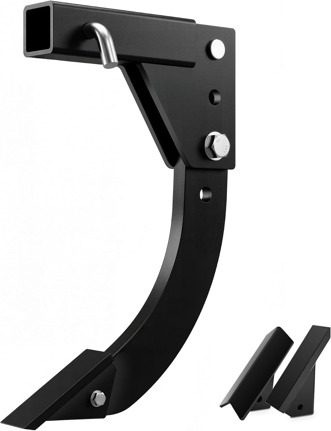 Hitch Mounted Trencher Fits 3 Point Hitch, Adjustable 16" Trenching Shank Plow, Heavy Duty Hitch Lawn Ripper for