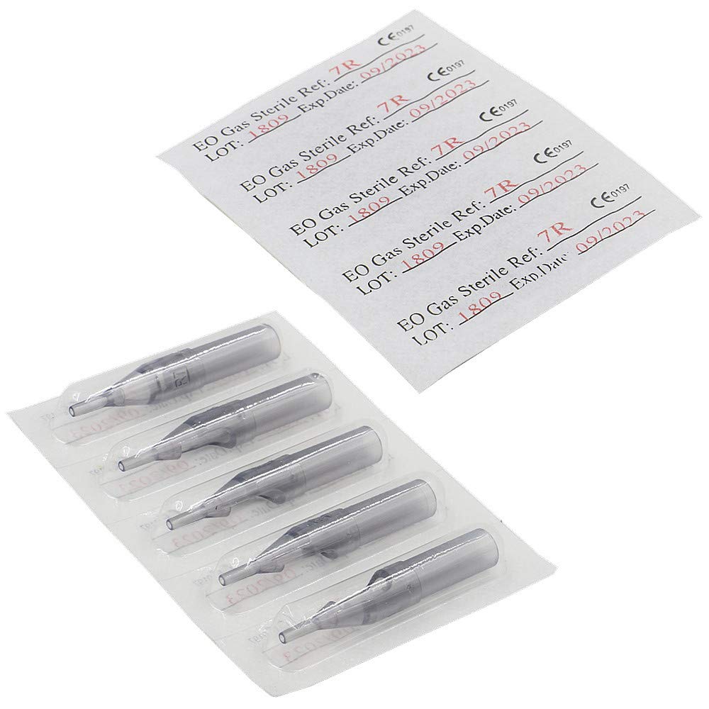 Disposable Tattoo Tip - Autdor 100PCS Disposable Tips Assorted for 3RL 5RL 7RL 9RL 3RS 5RS 7RS 9RS 5M1 7M1 Tattoo