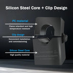 100A Split Core Current Sensor Transformer 2000:1 Ratio AC Current Transformer Coil, Mini Split-CT for Energy Meter