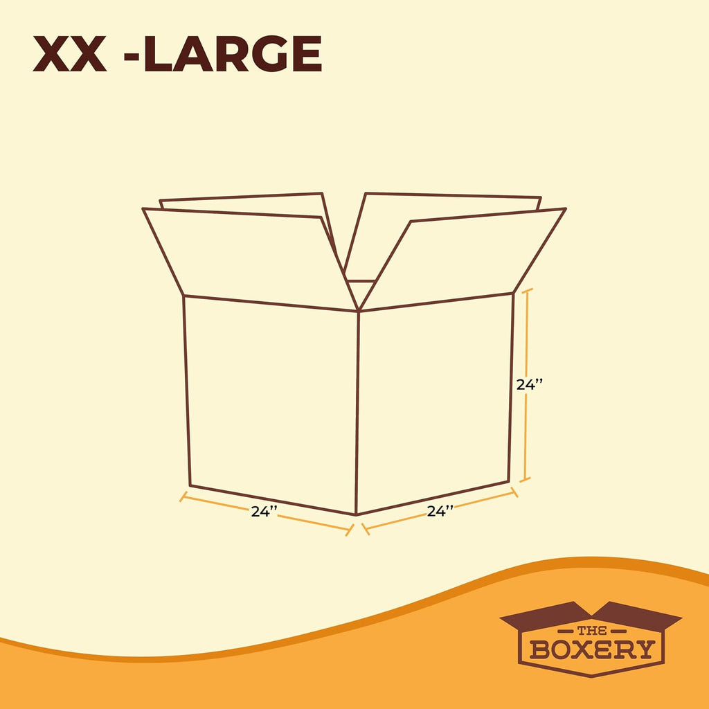 Moving Boxes 4-Pack XX-Large | 24x24x24 inch