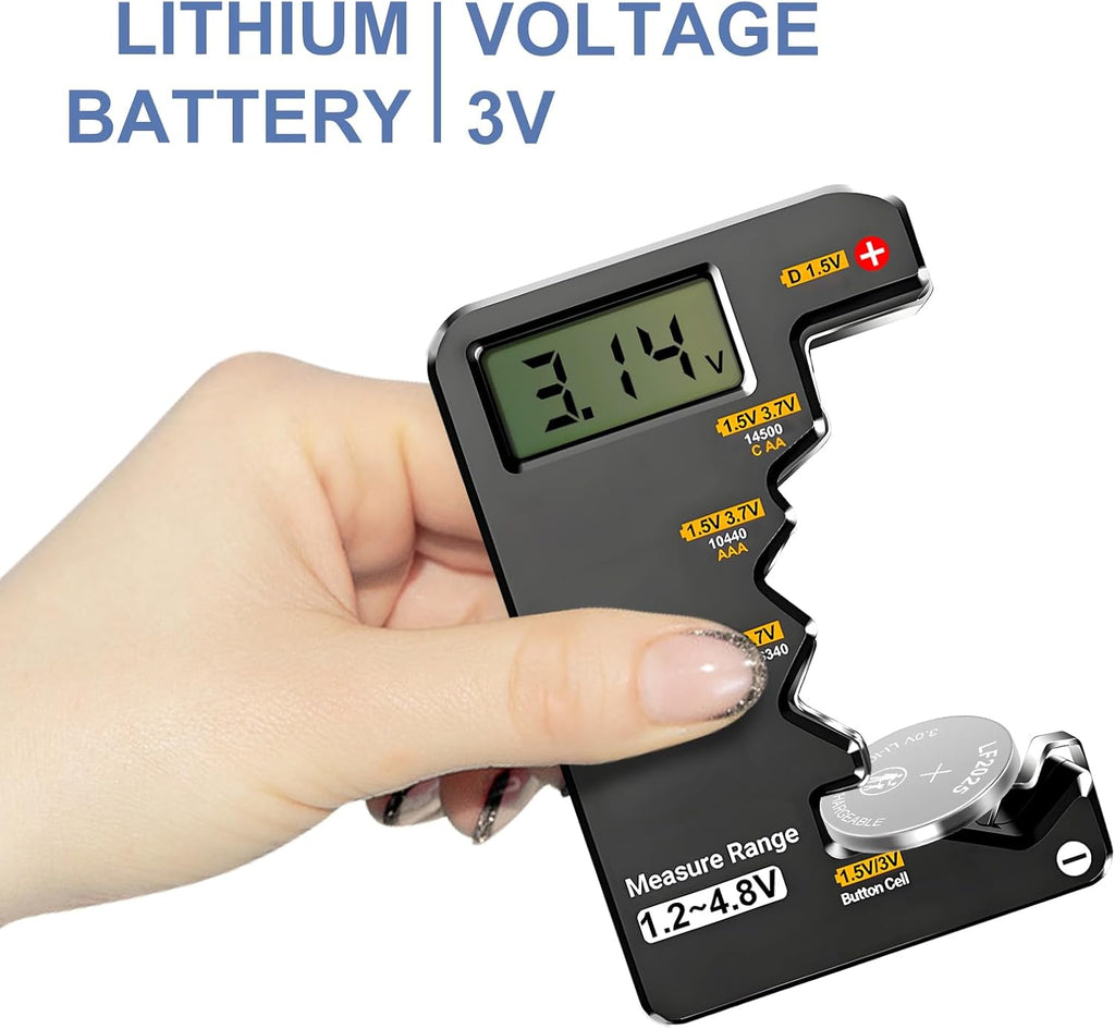 LF2025 Rechargeable Battery with Charger 3V Replacement CR2032 Batteries(5PCS)