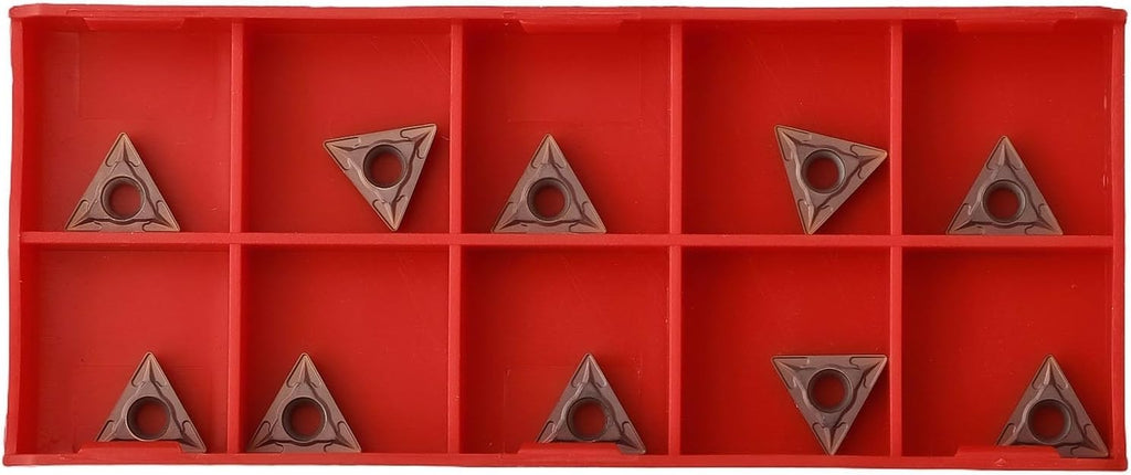 10Pcs TCMT110204 Carbide Turning Inserts for Stainless Steel