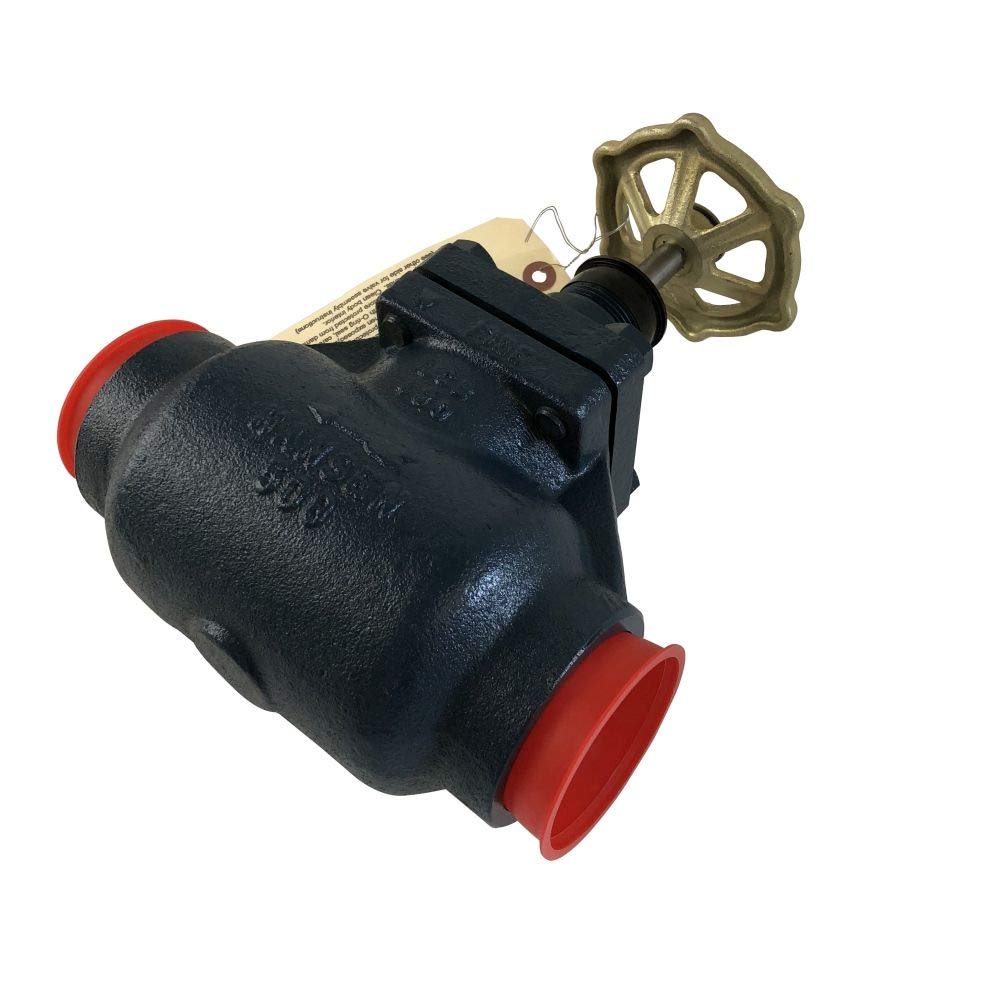 Hansen GS200H, 2" Ammonia Shut-Off Valve Globe, Socket Weld, Handwheel