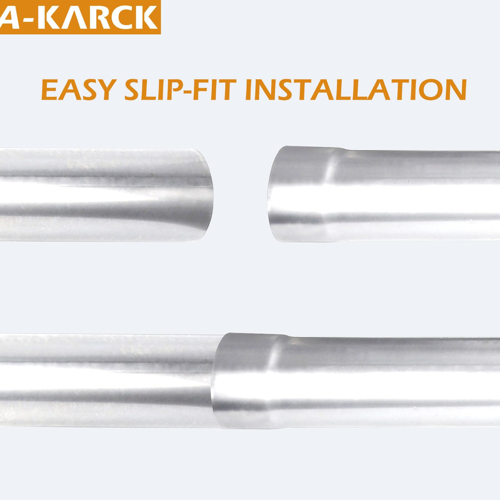 2 Inch Stainless Steel Exhaust Pipe, 40" Length