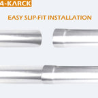 2 Inch Stainless Steel Exhaust Pipe, 40" Length