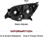 JSBOYAT Headlights for 2005-2010 Honda Odyssey OE Style