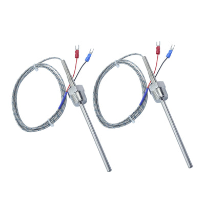 1/2 Inch NPT Thread K-Type Thermocouple Probe 4 Inch Long 0.24 Inch