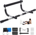 Pull Up Bar for Doorway | Thickened Steel Max Limit 440 lbs Upper Body Fitness Workout Bar| Multi-Grip Strength for