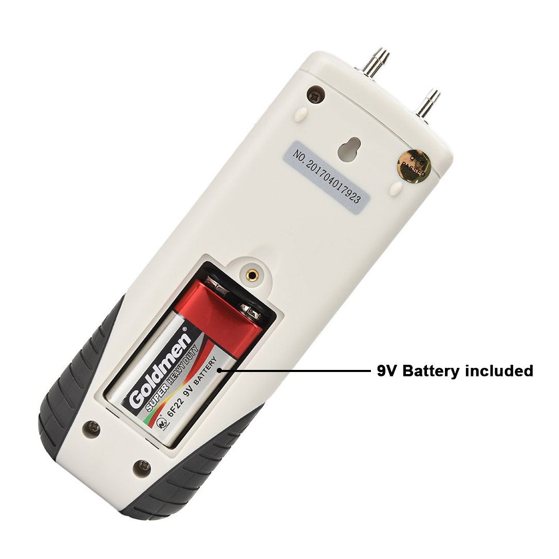 Mengshen Digital Manometer Air Pressure Meter Differential Pressure Gauge