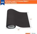 Adhesive Sponge Neoprene Foam Padding, 1/8" Thick x 12" x 59"
