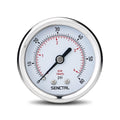 SENCTRL 0-60 Psi Low Pressure Gauge, 1/4 NPT Back Mount