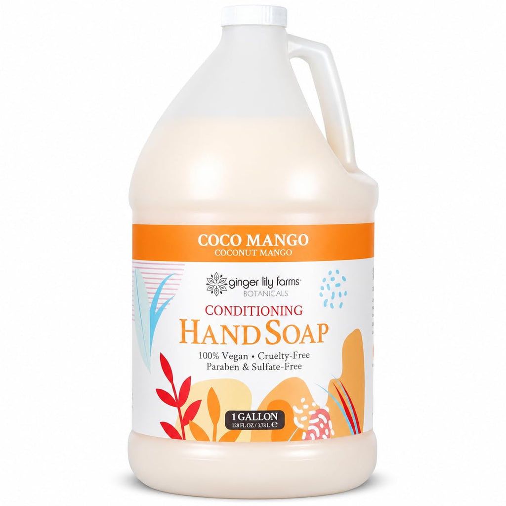 Botanicals Hand Soap, 128oz, Coco Mango