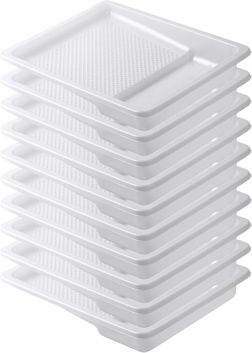 Paint Tray Liner, White Paint Pans Trays, Pan Liners, 9 Inch, 10 pcs