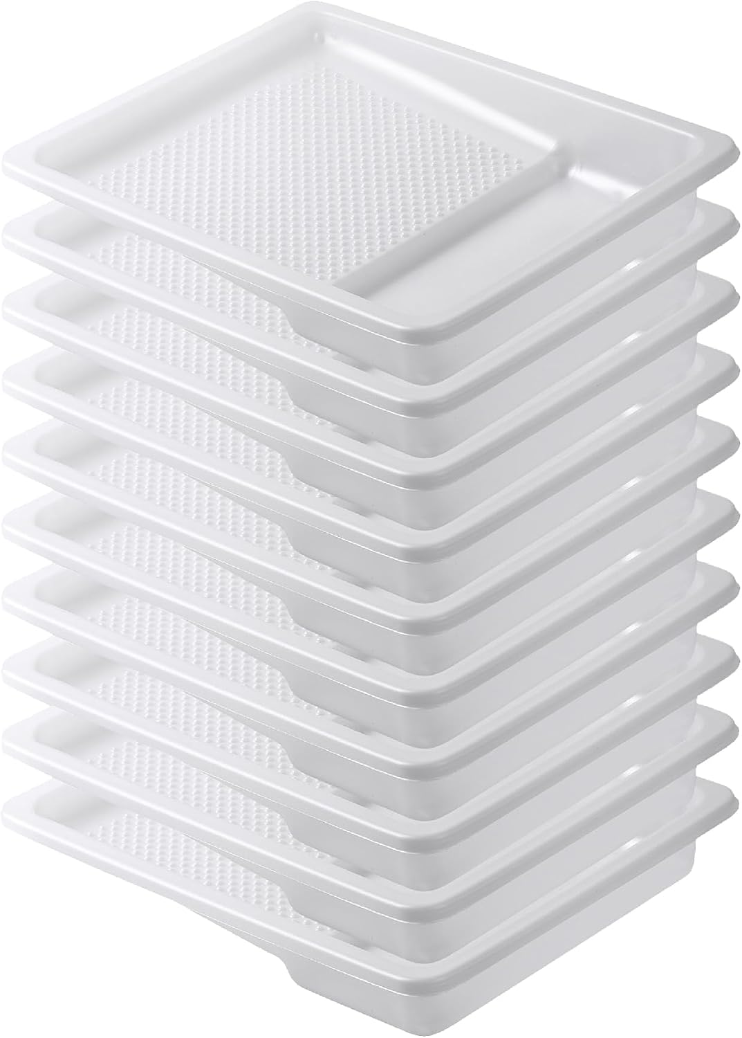 Paint Tray Liner, White Paint Pans Trays, Pan Liners, 9 Inch, 10 pcs