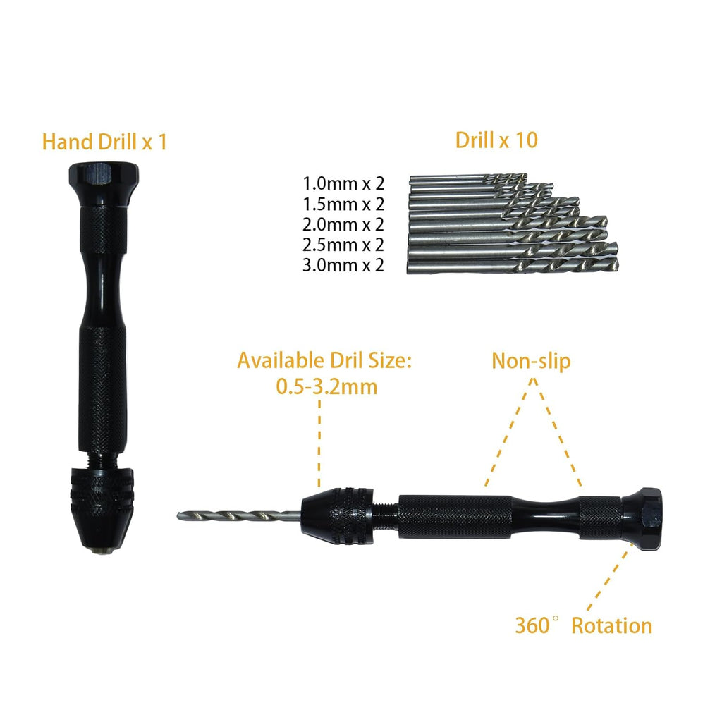 3D Printer Tools Kit Deburring Tool & 3D Printer Accessories | Deburring Tool, Scraper, Files, Brush, Drill