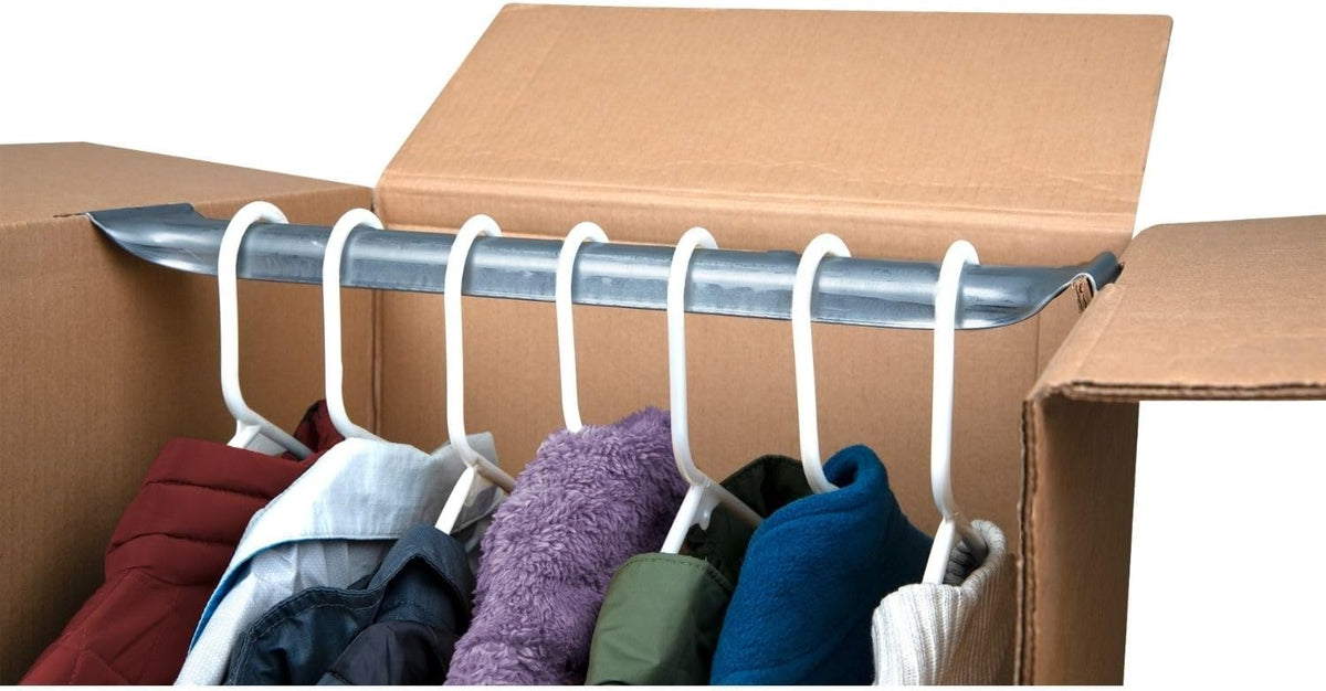 Medium Wardrobe Moving Box for Clothes 18” x 18” x 46” (8.6 cu/ft)1-Box