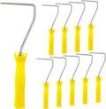 10 Pcs 4 Inch Mini Paint Roller Handle 12 Inch Frame Small Paint Roller Brush Painting Supplies for Wall House