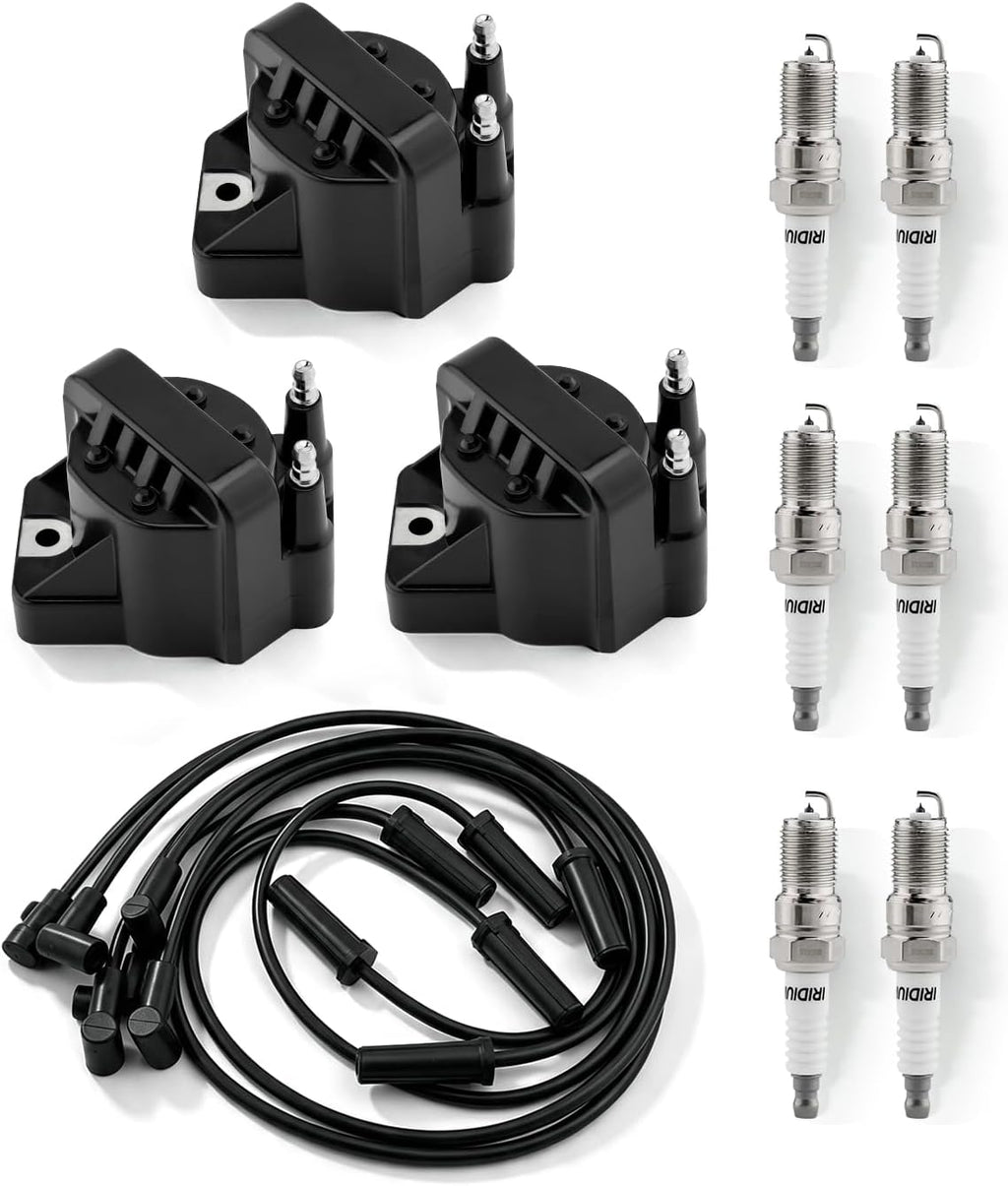DR39 Ignition Coils & Spark Plug & Wires Kit Fits Buick LaCrosse 3.8L