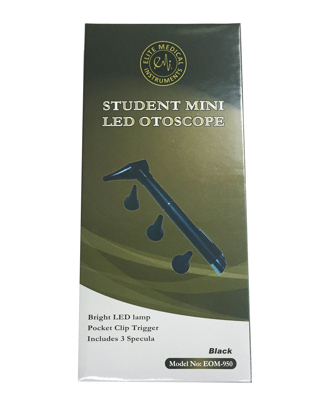 EMI Basic Student LED Otoscope #EOM-950 – Entry-Level Otoscope for Medical Students, Nurses, and Home Use