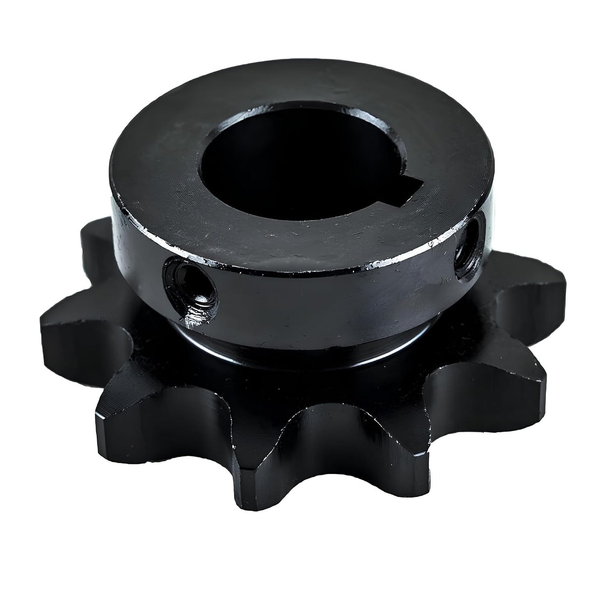 Jeremywell #60 Roller Chain Sprocket, 10 Tooth B-Hub, 1" Bore