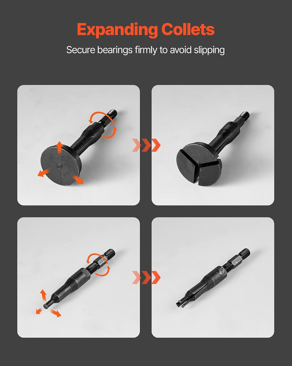 Blind Hole Bearing Puller Set, 16-in-1 Inner Bearing Race and Seal Extractor Kit, 16 PCS Slide Hammer Pilot Insert