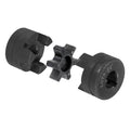 uxcell 3/4" to 7/8" L075 Flexible 3-Piece L-Jaw Coupling Coupler Set
