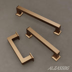8" Champagne Bronze Cabinet Pulls and Handles 10 Pack, AL3046TGP