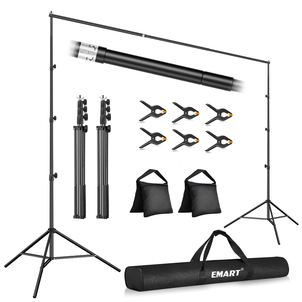 10x10FT Backdrop Stand Adjustable Back Drop Stand for Party Wedding